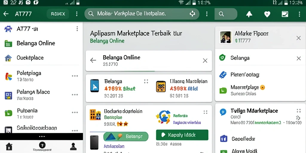 Antarmuka pengguna AT777 yang menarik dan mudah digunakan.