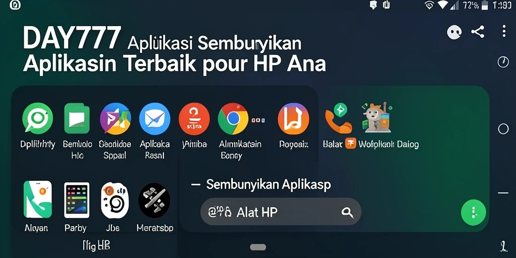 Tampilan aplikasi DAY777 yang bersih dan mudah dinavigasi.