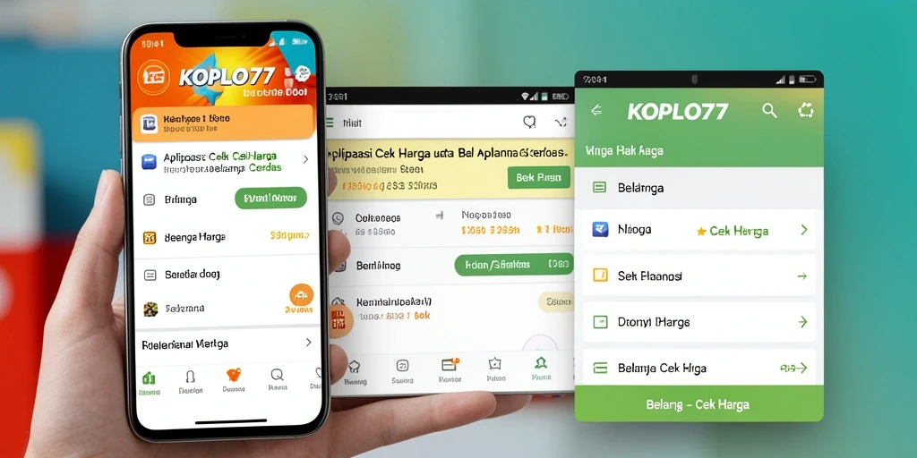 Tampilan antarmuka KOPLO77 yang sederhana dan informatif.