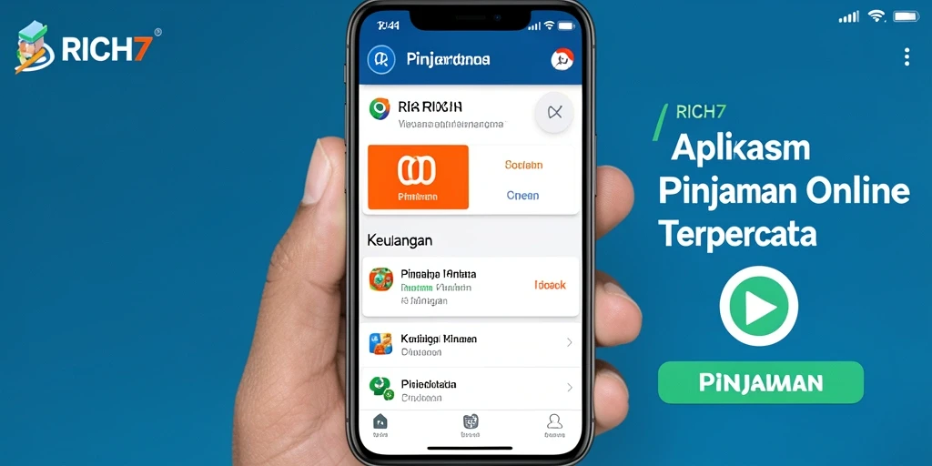 Antarmuka RICH7 yang sederhana untuk pengajuan pinjaman.