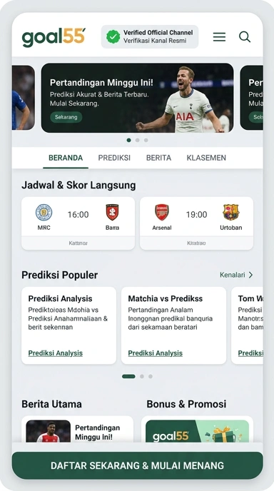 Kanal Resmi goal55 untuk Pengguna Android Indonesia