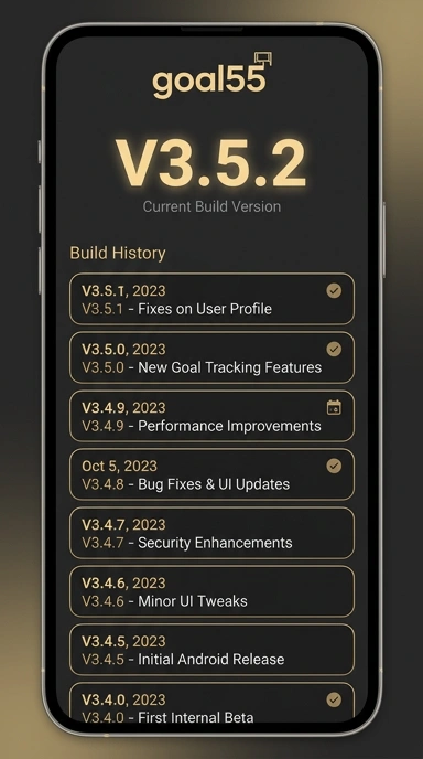 Riwayat Versi APK goal55 untuk Android